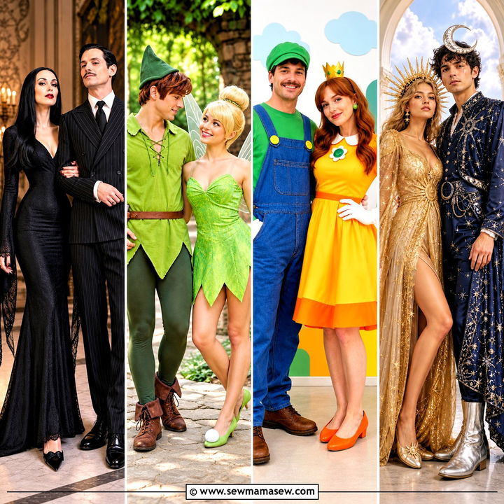 45 Halloween Costumes for Couples for a Playful Party Look