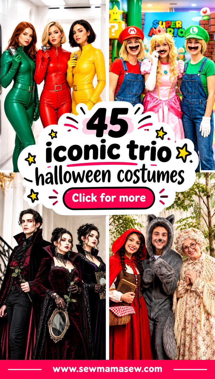 45 iconic trio halloween costumes - 45 iconic trio halloween costumes