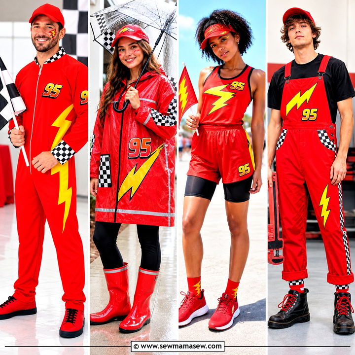45 lightning mcqueen costume ideas