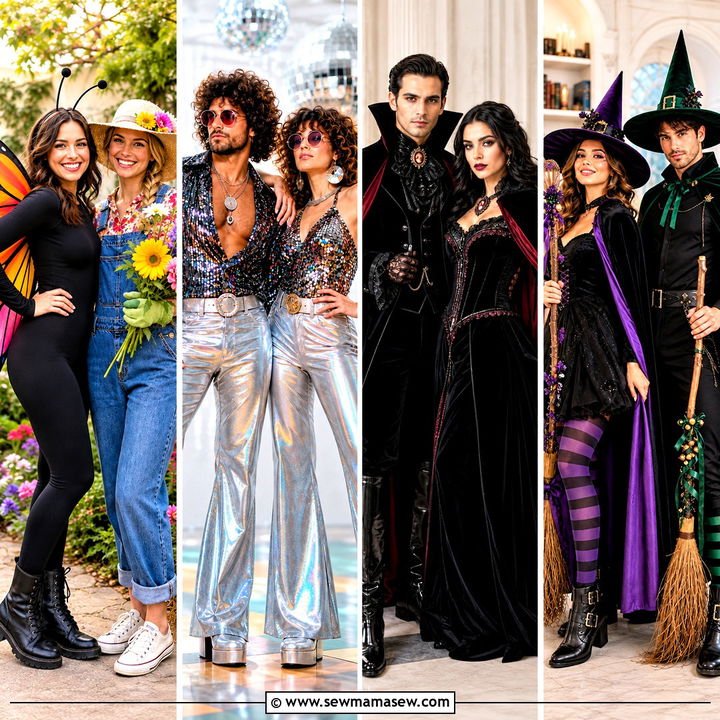 45 matching costumes