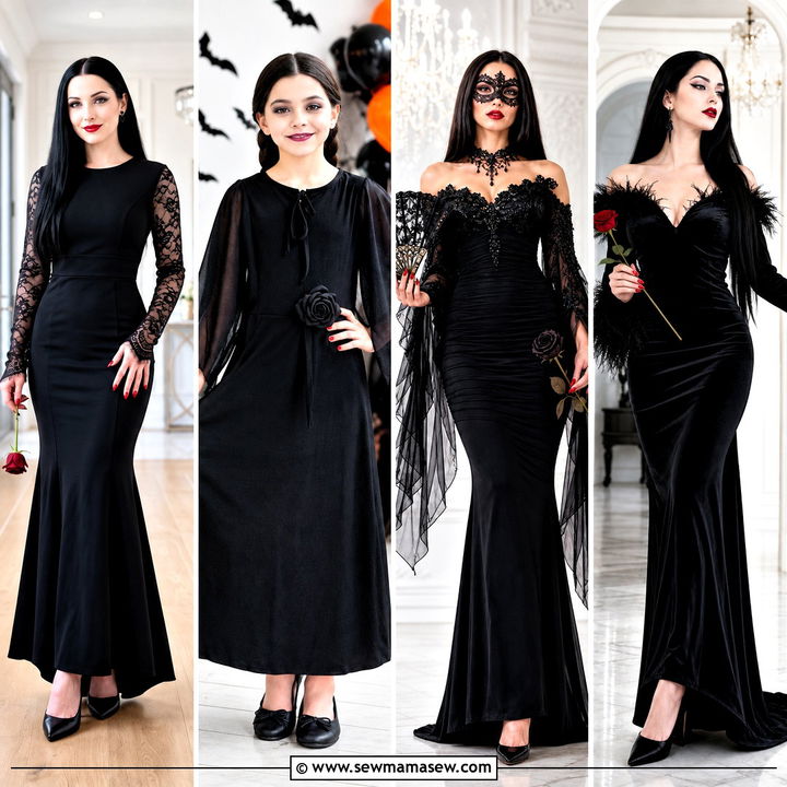 45 morticia addams costume ideas