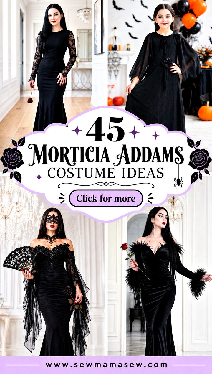 45 morticia addams costume ideas - 45 morticia addams costume ideas