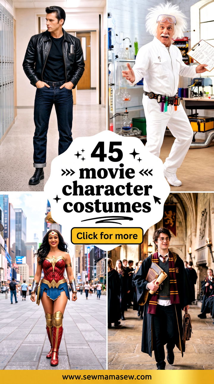 45 movie character costumes - 45 movie character costumes