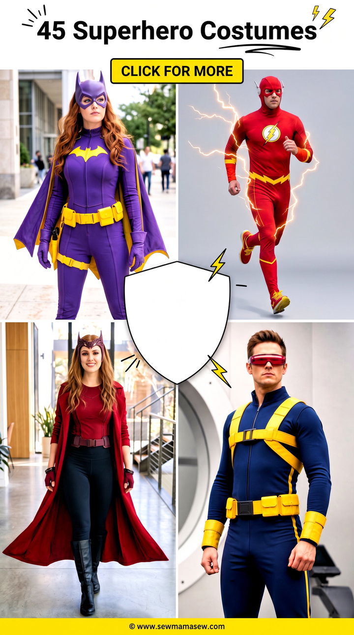45 superhero costumes - 45 superhero costumes