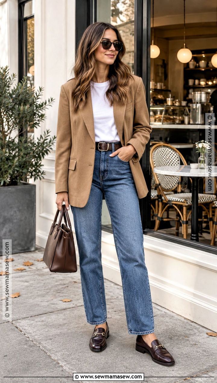 66 Degree Weather Blazer And Jeans Outfit - 15 66 degree weather outfit fall ideas