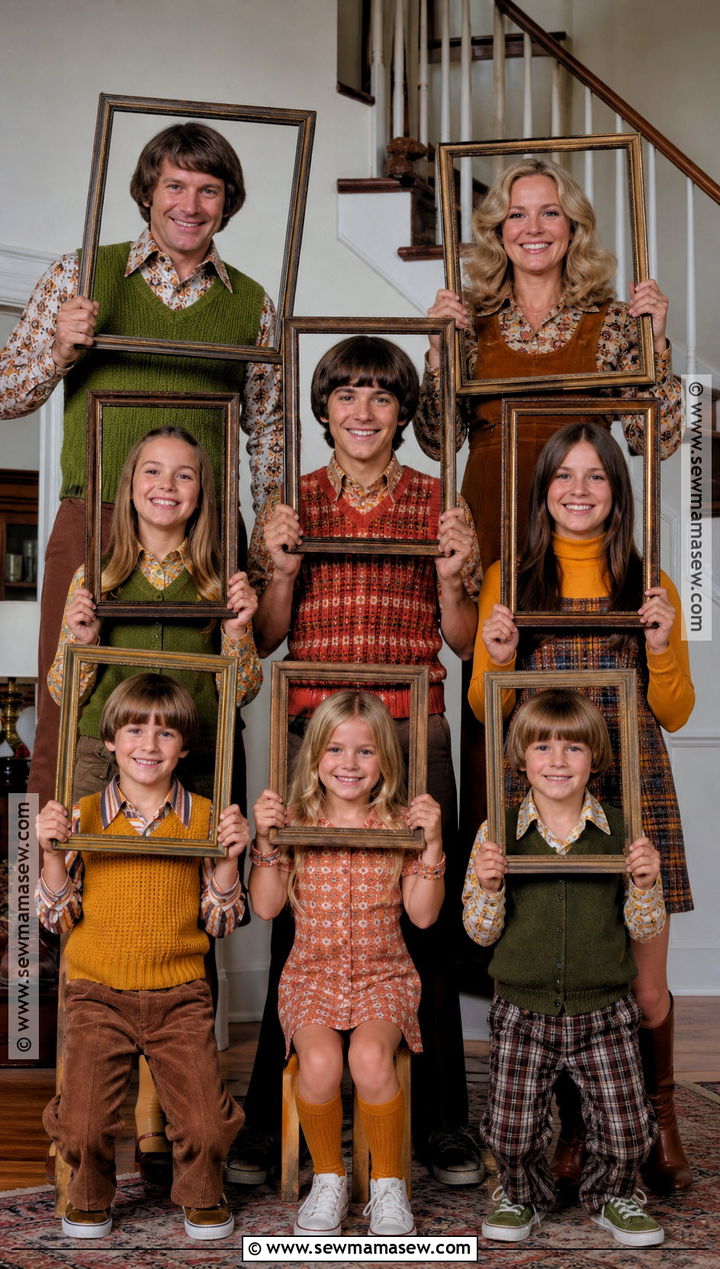 70s Brady Bunch Family Costume - 35 70s halloween costume ideas