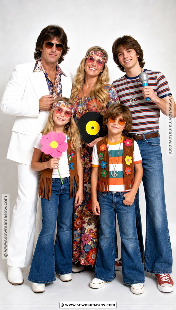 70s Family Costume - 40 70s costume ideas