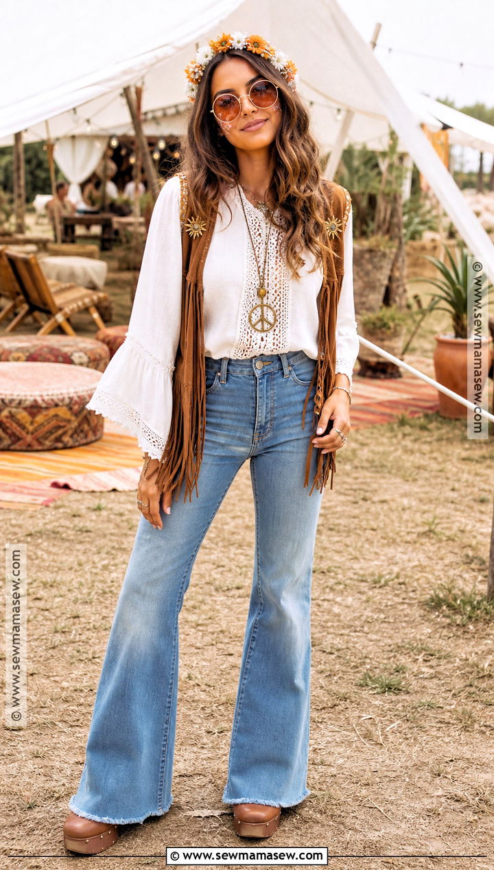 70s Flower Child Costume - 35 70s halloween costume ideas