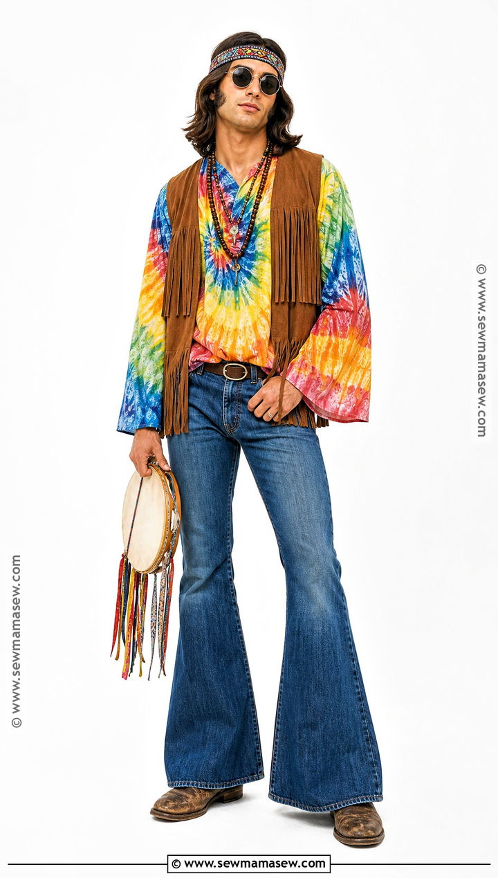 70s Hippie Man Costume - 35 70s halloween costume ideas