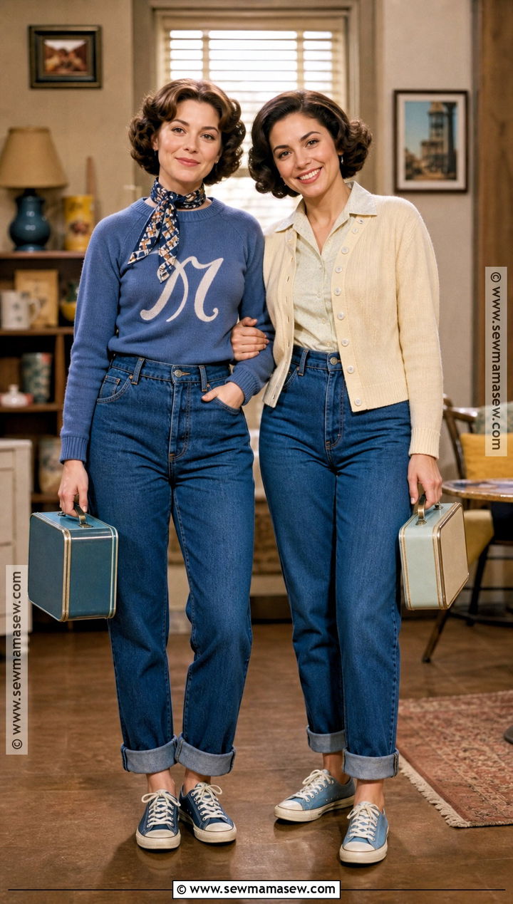 70s Laverne And Shirley Duo Costume - 35 70s halloween costume ideas