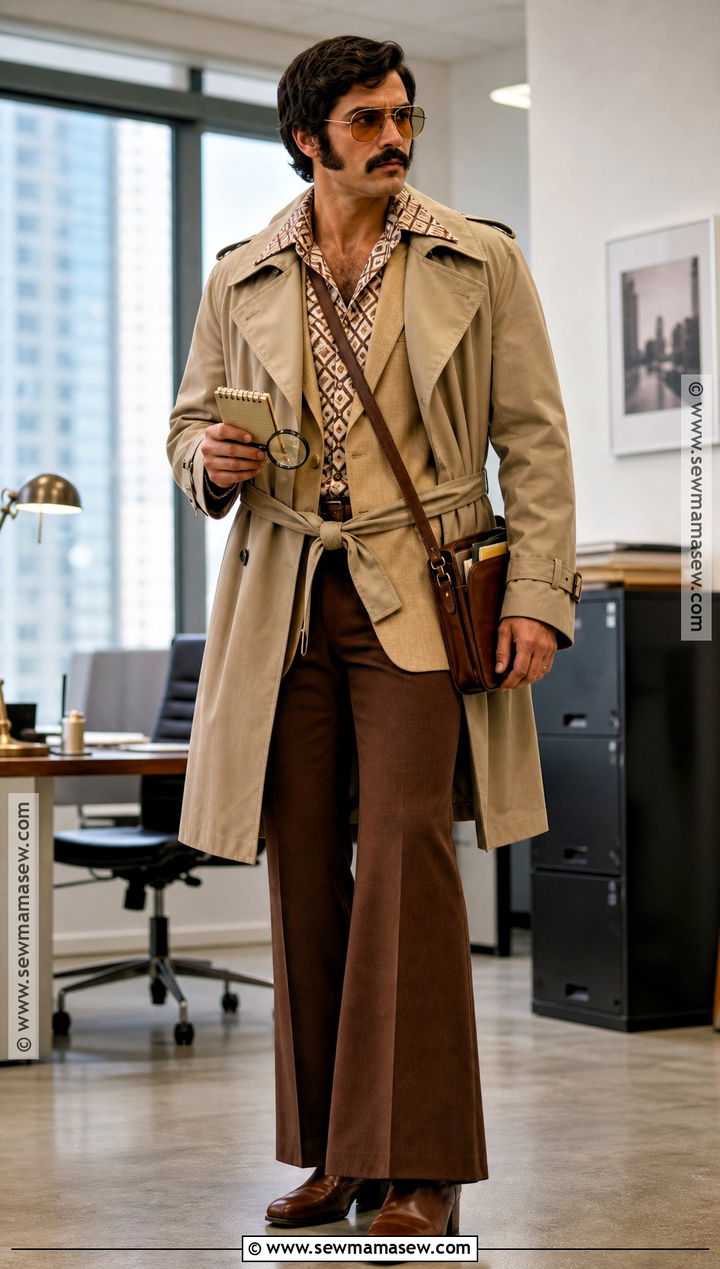 70s Private Detective Costume - 35 70s halloween costume ideas
