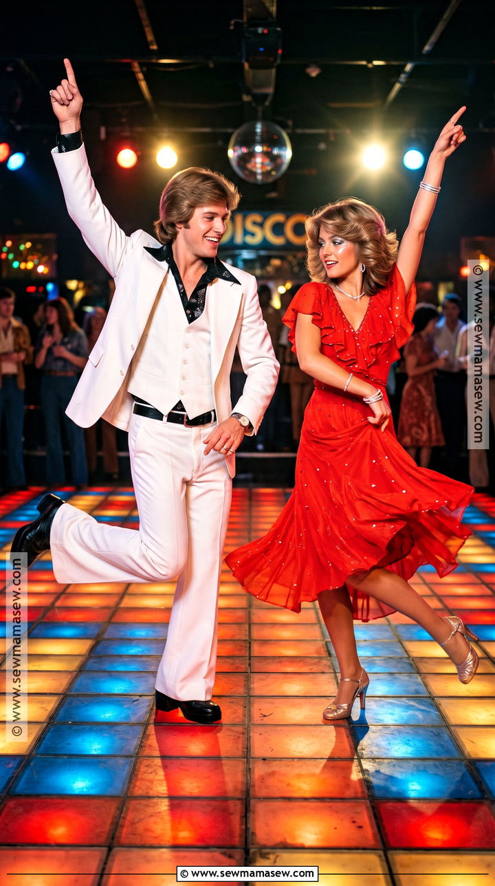 70s Saturday Night Fever Couple Costume - 35 70s halloween costume ideas