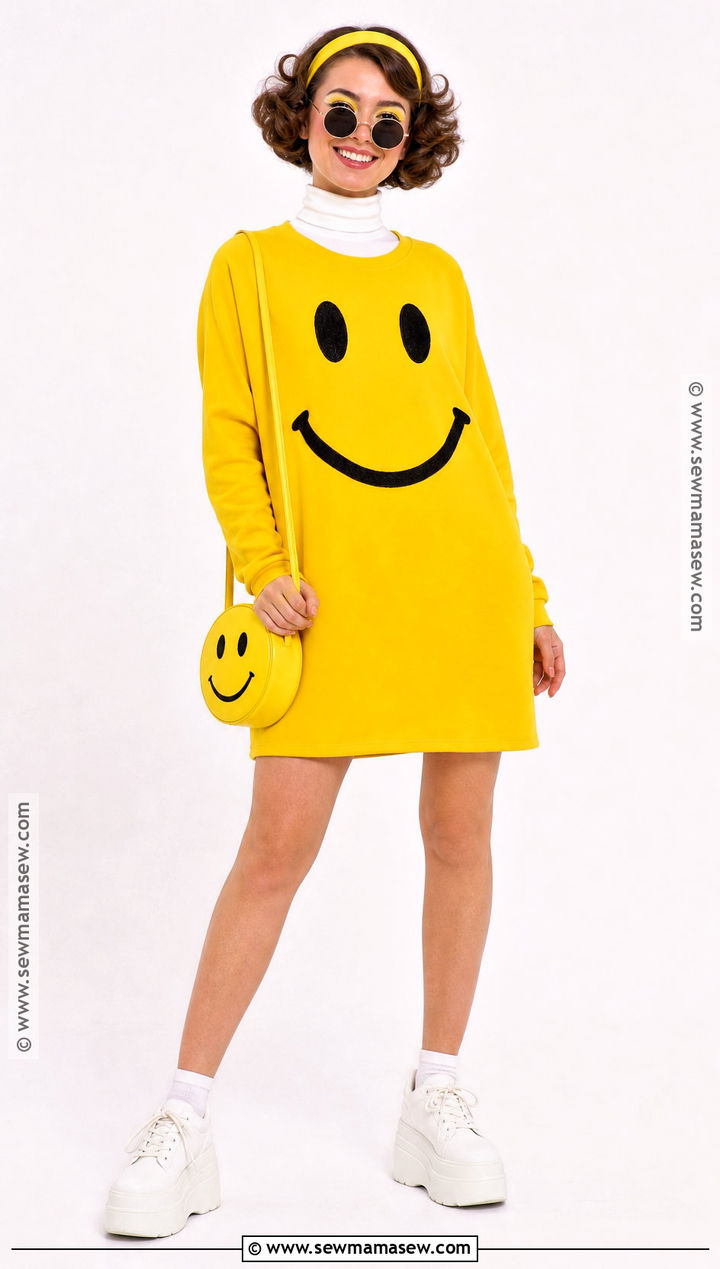 70s Smiley Face Costume - 35 70s halloween costume ideas