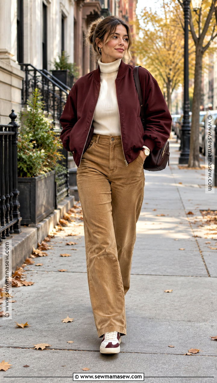 80s Fall Bomber Jacket Outfit - 20 80S Fall Fashion Ideas