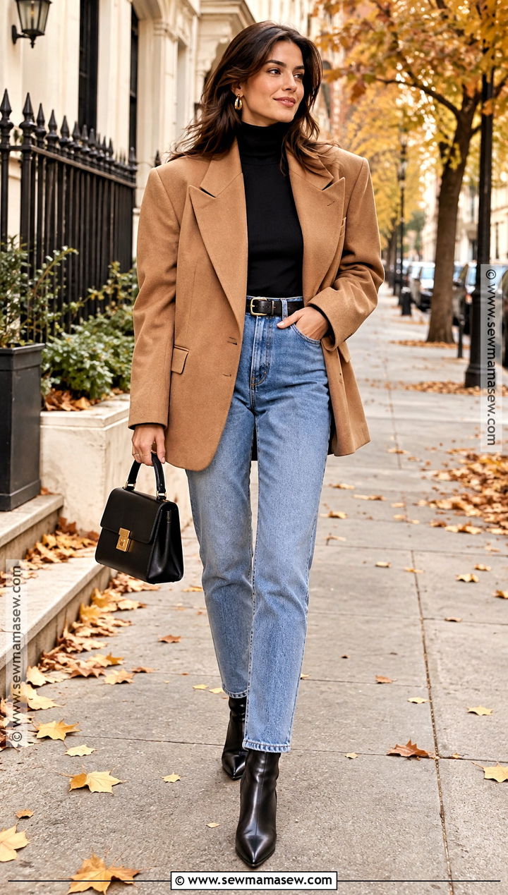 80s Fall Oversized Blazer Outfit - 15 fall outfits 80s inspired