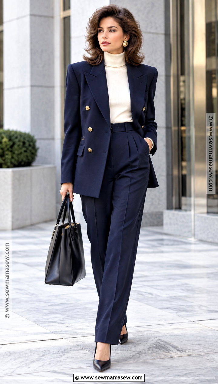 80s Fall Power Suit Outfit - 15 fall outfits 80s inspired