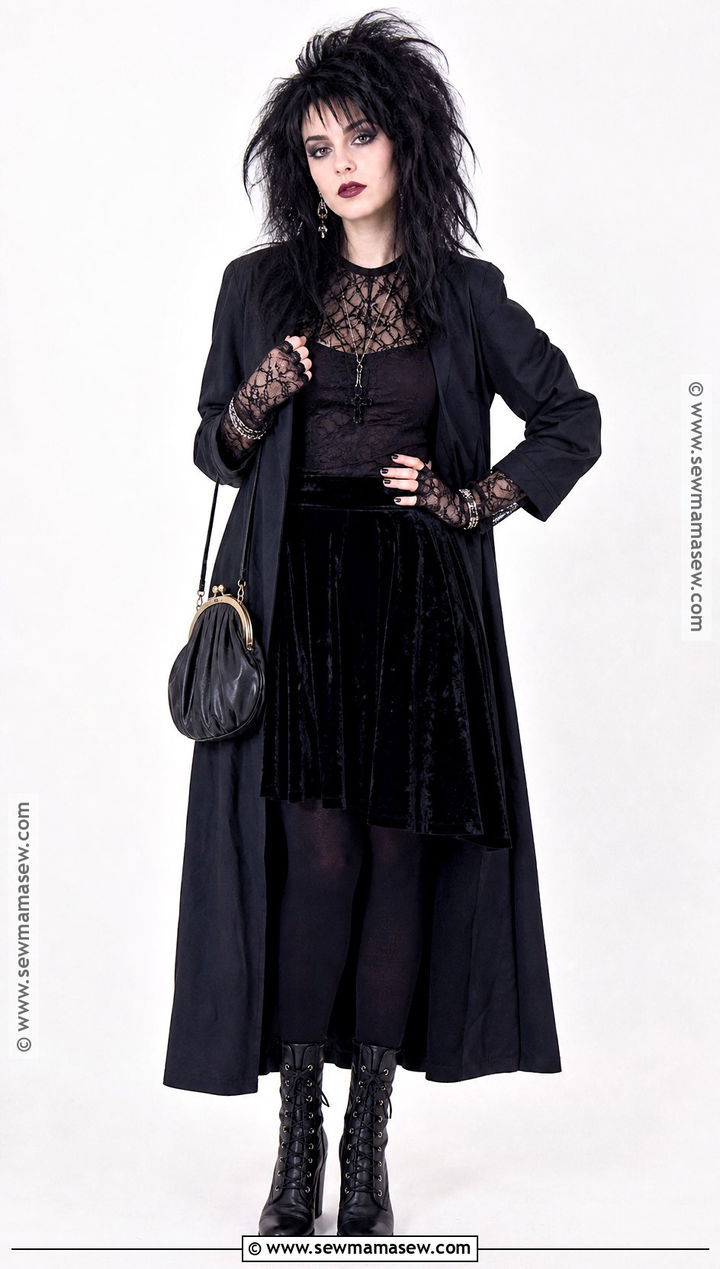 80s Goth Dress Up Costume - 30 80s dress up ideas