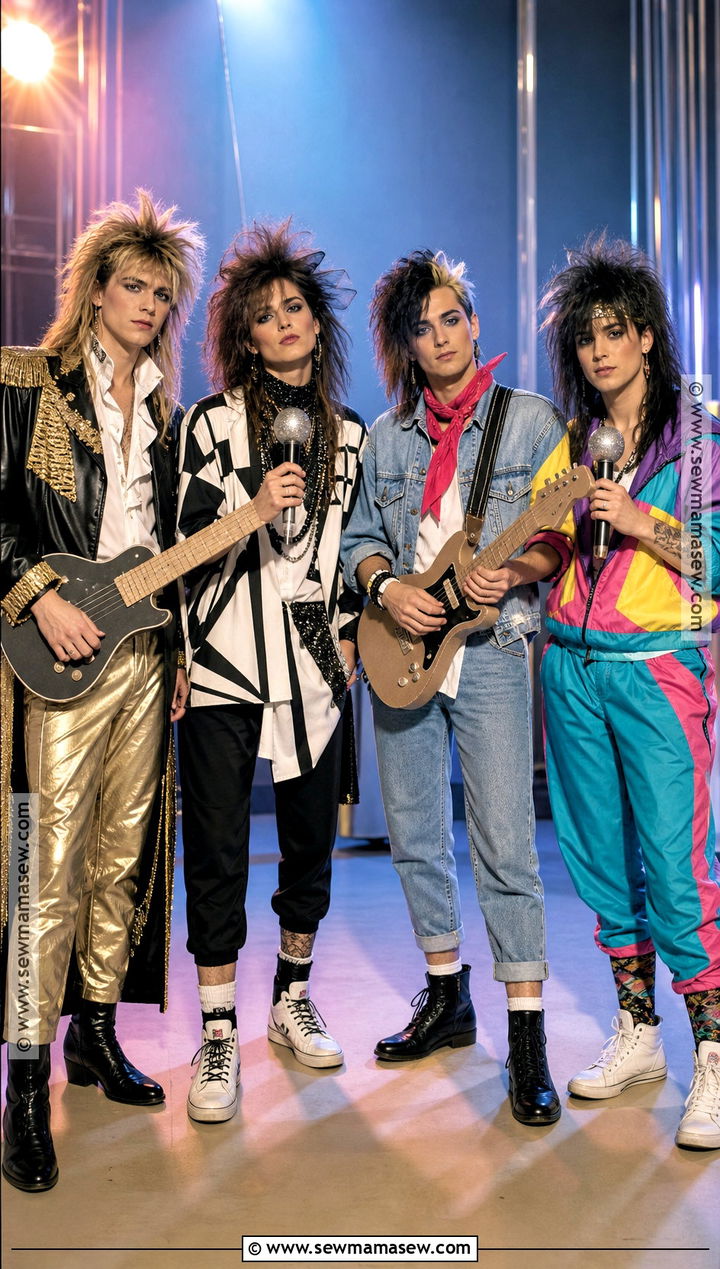 80s Group Band Dress Up Costume - 30 80s dress up ideas