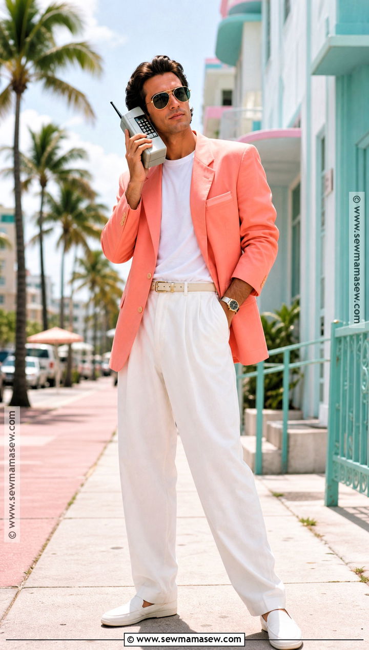 80s Miami Suit Dress Up Costume - 30 80s dress up ideas