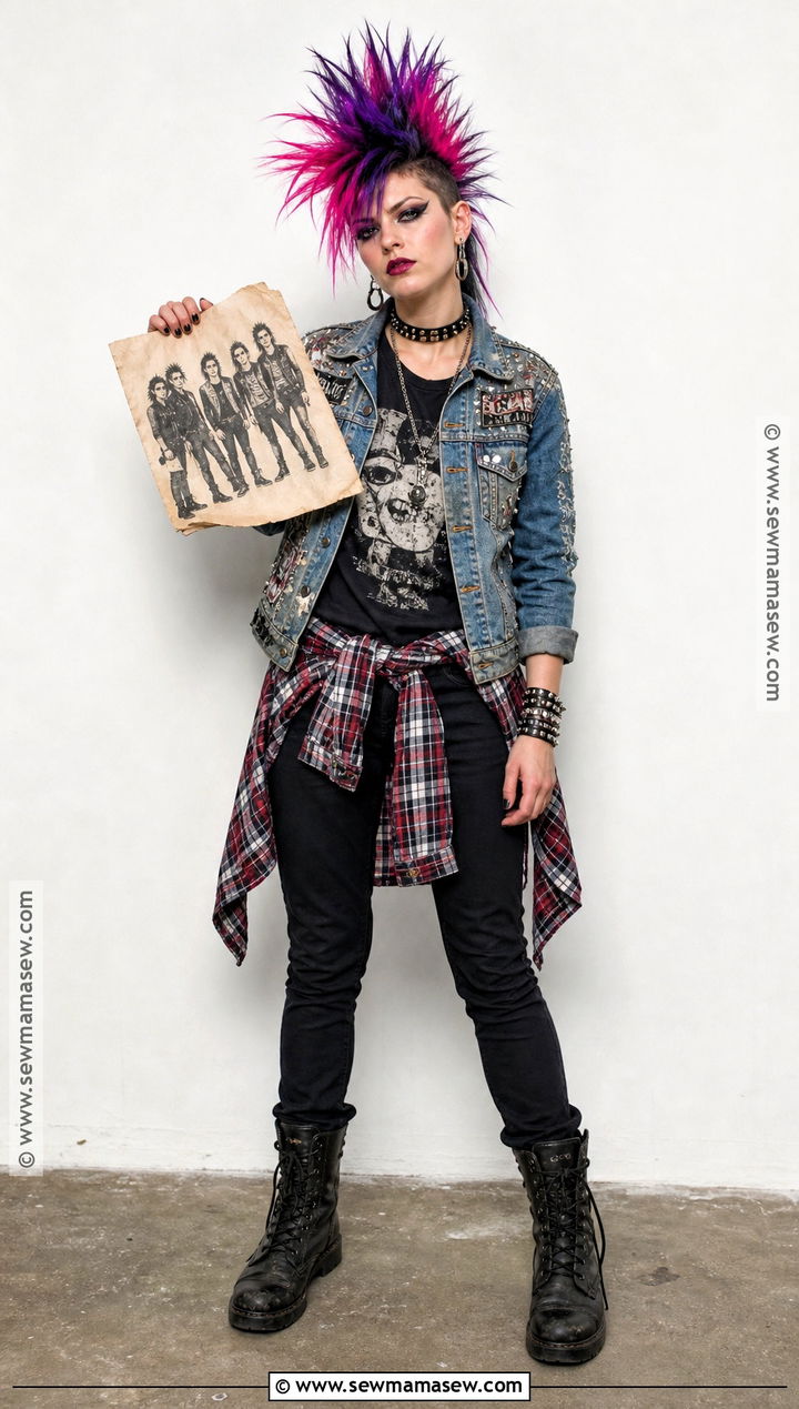 80s Punk Rock Dress Up Costume - 30 80s dress up ideas
