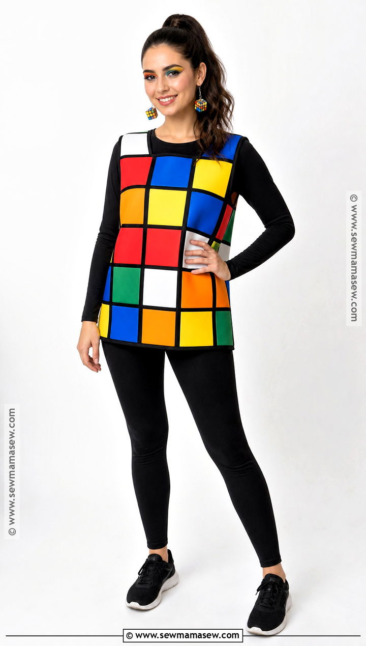 80s Rubiks Cube Costume - 35 80S Costume Ideas for Women