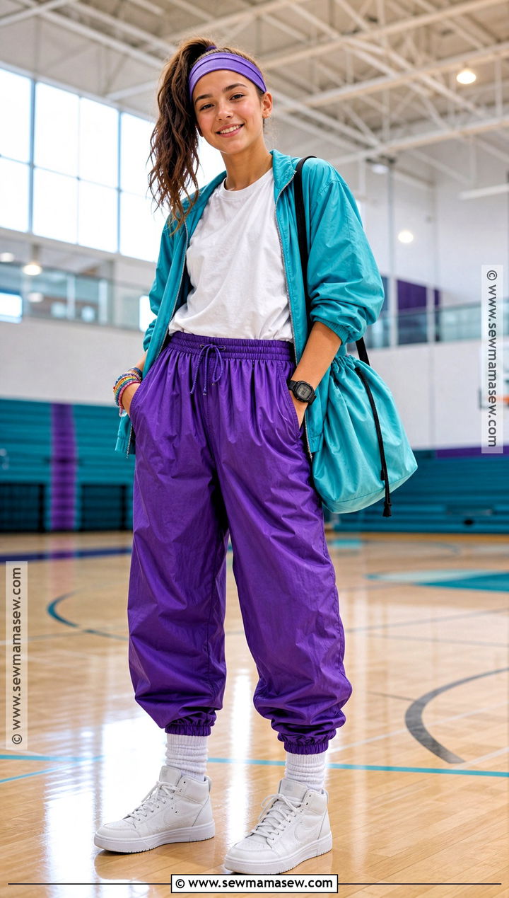 90s Parachute Pants Outfit - 30 90S Dress Up Day At School Ideas