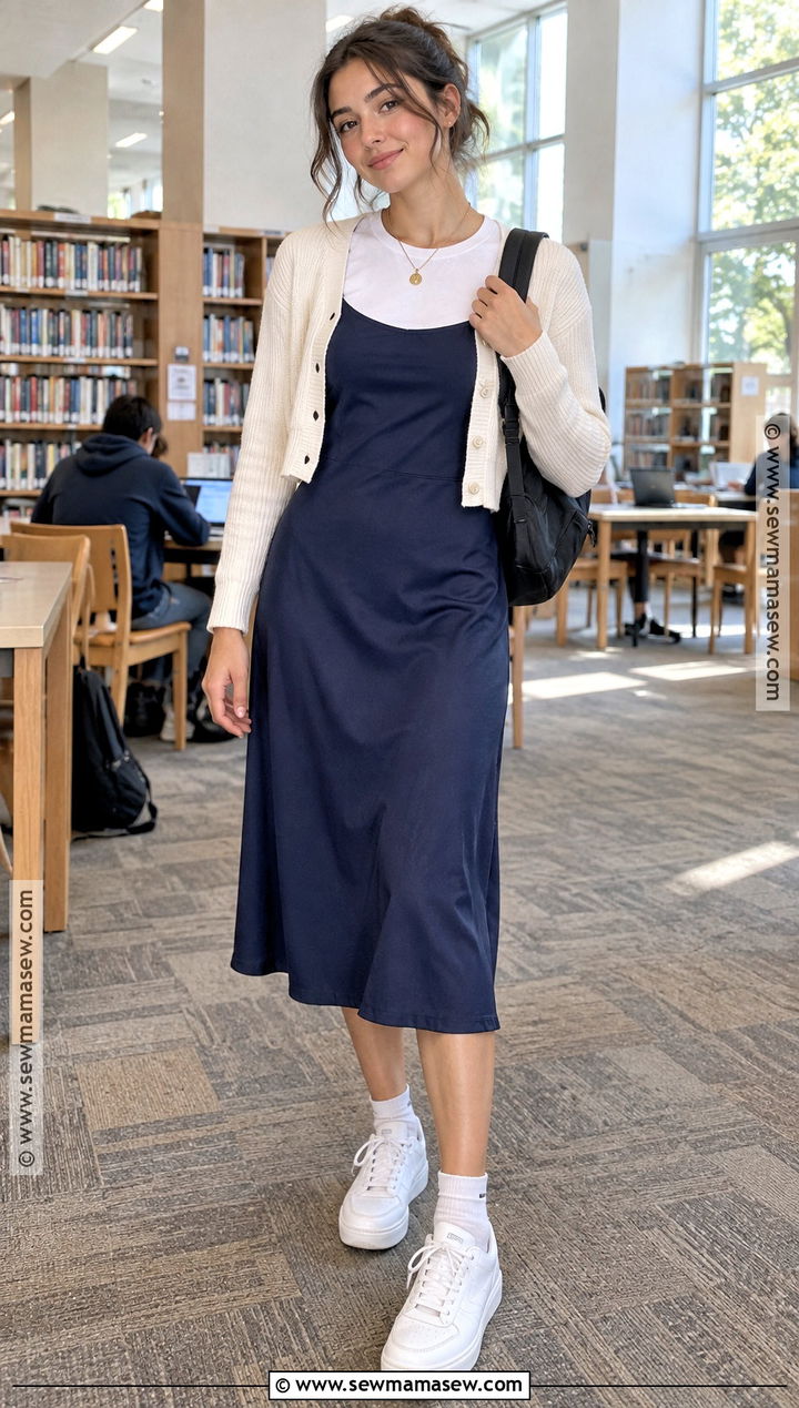 90s Slip Dress And T Shirt Outfit - 15 90S Back To School Outfits