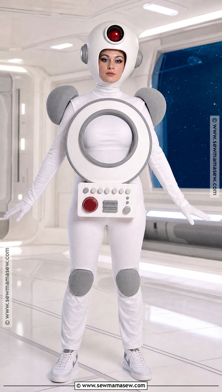 AUTO Costume With White Robot Suit - 40 disney villain costumes