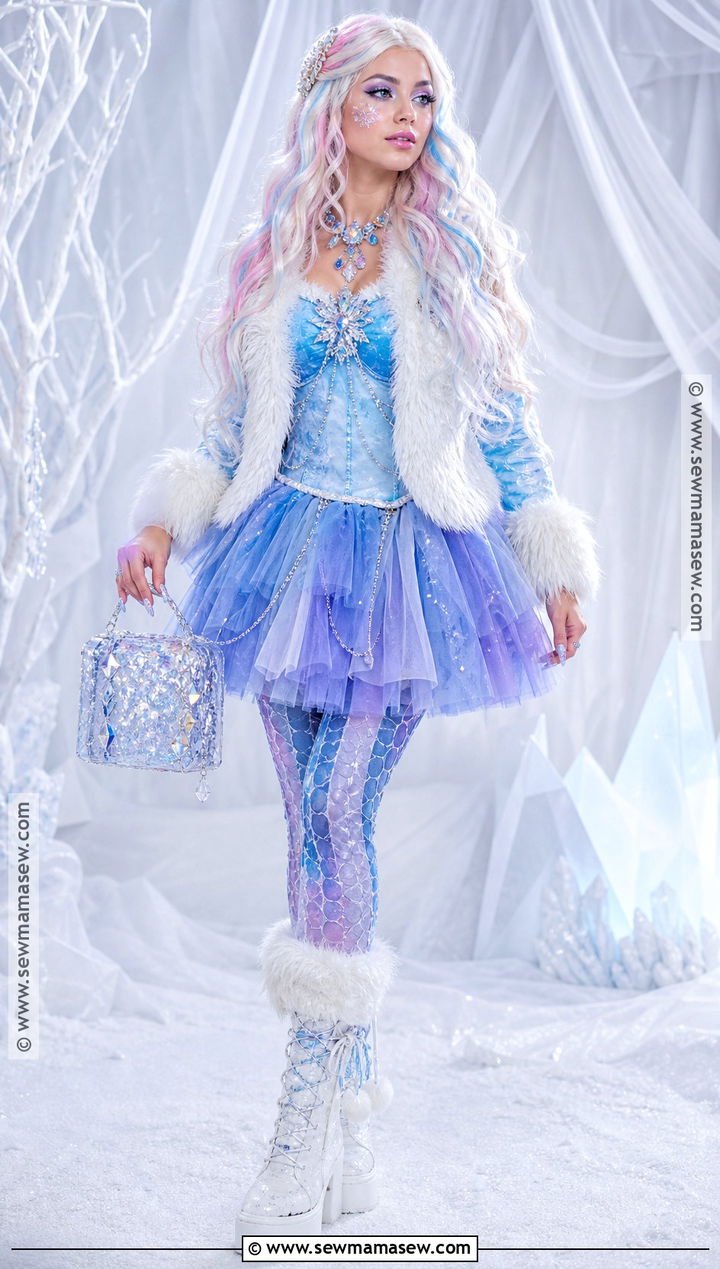 Abbey Bominable Costume With Faux Fur Dress - 35 monster high characters costumes