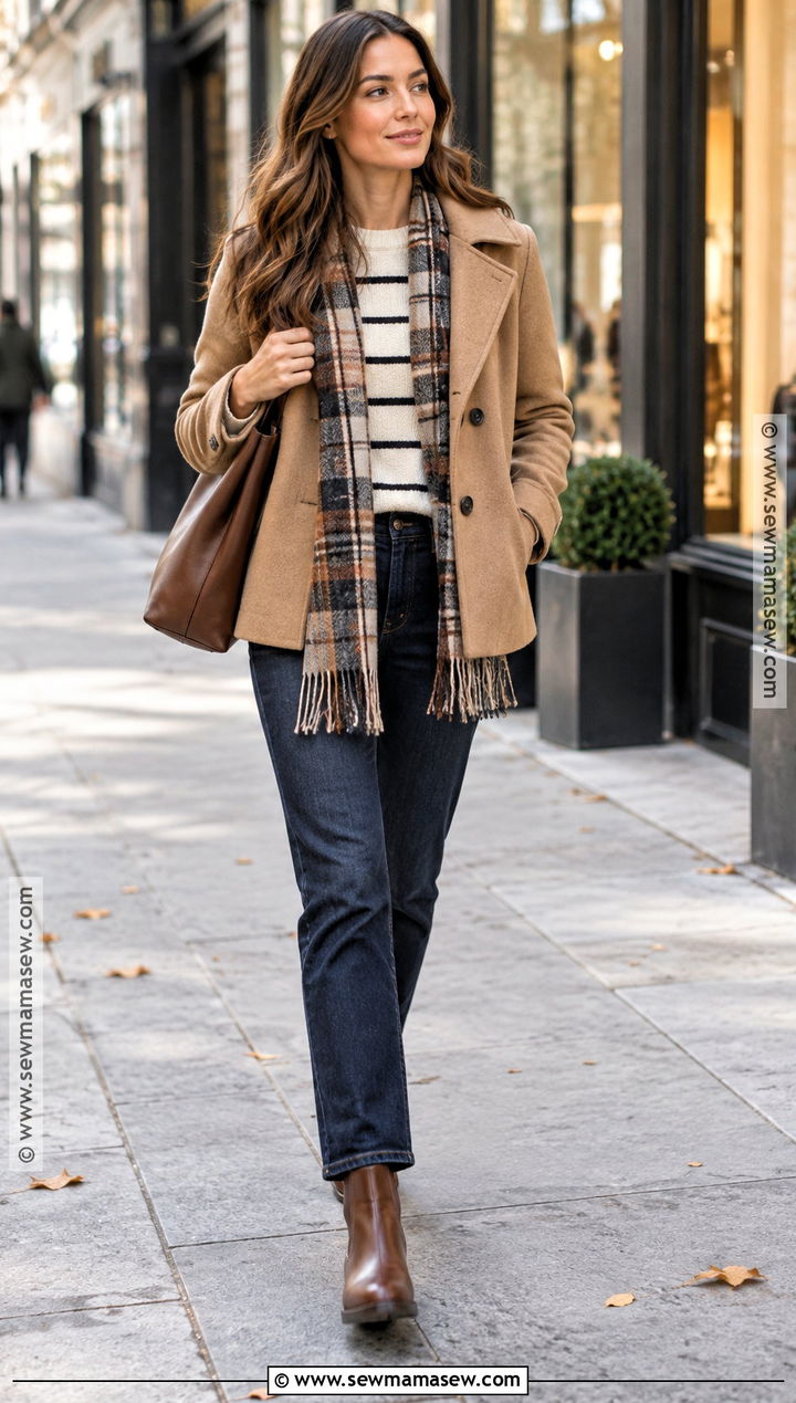 Abercrombie Short Wool Coat With Straight Jeans And Chelsea Boots - 15 abercrombie and fitch fall jackets