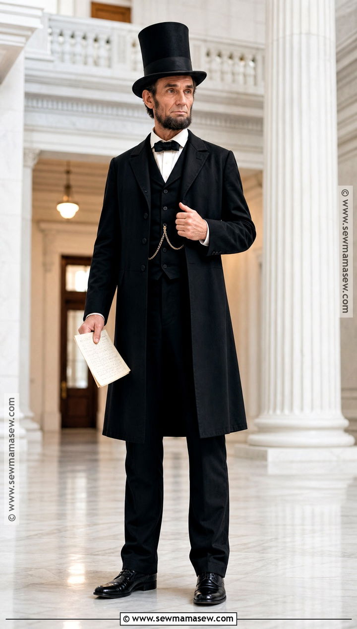 Abraham Lincoln Costume With Top Hat - 30 historical figures costumes