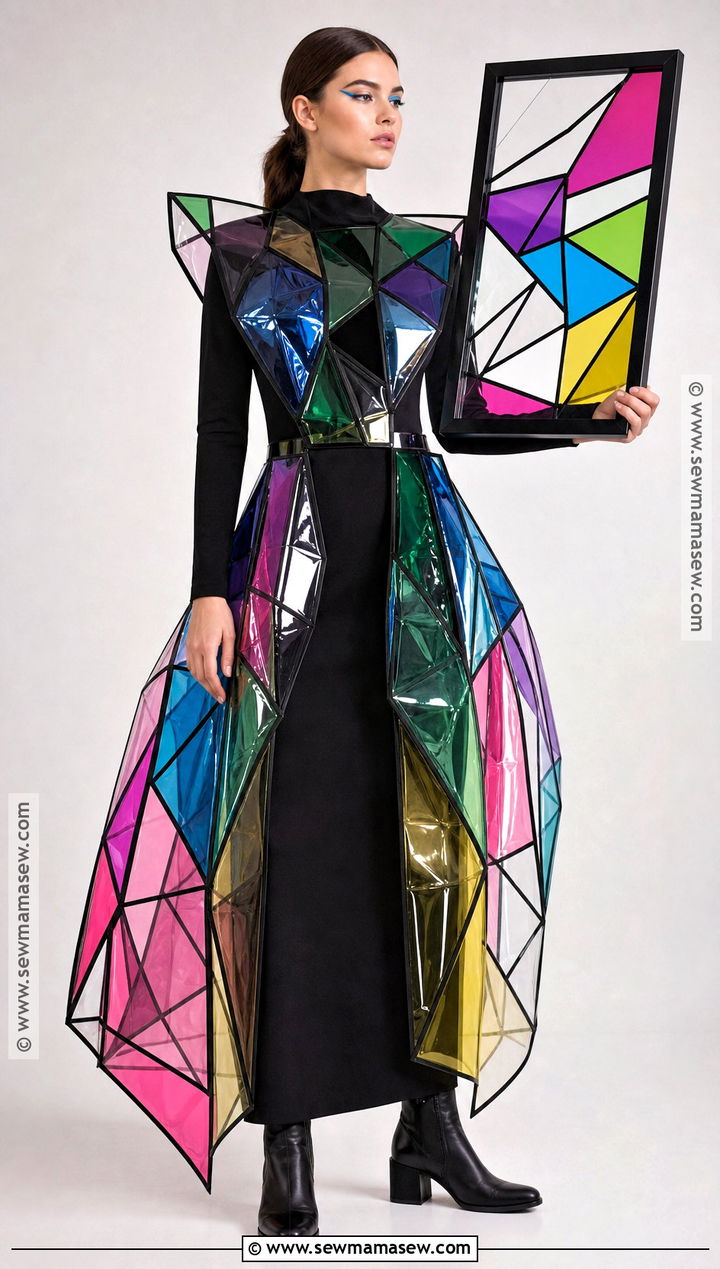Abstract Mosaic Window Costume - 30 original halloween costumes for women