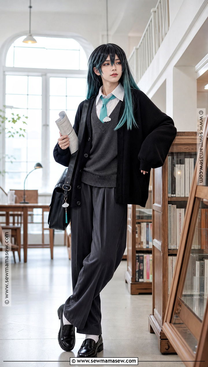 Academy Tokito Cosplay With Sweater Vest - 35 tokito cosplay ideas