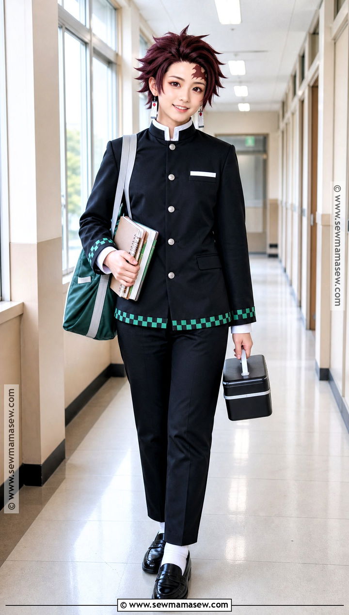 Academy Uniform Tanjiro Cosplay - 40 tanjiro cosplay ideas