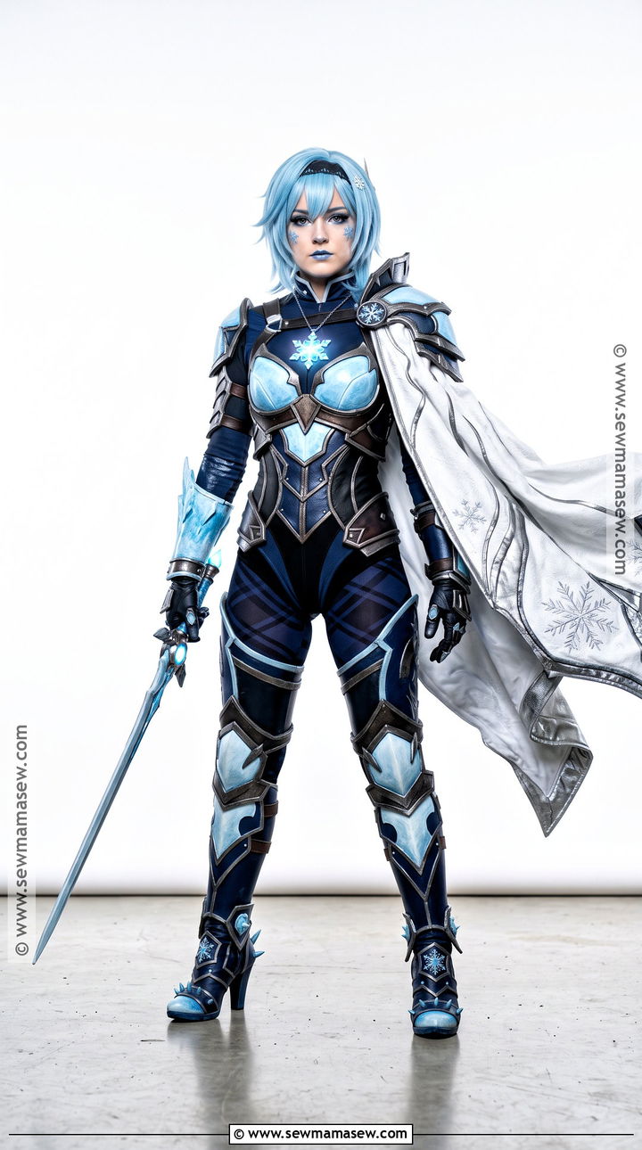 Accurate Eula Cosplay With Blue Bodysuit - 30 eula cosplay ideas