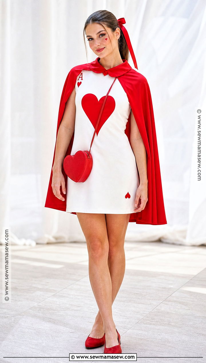 Ace Of Hearts Playing Card Costume - 30 playing card costume ideas