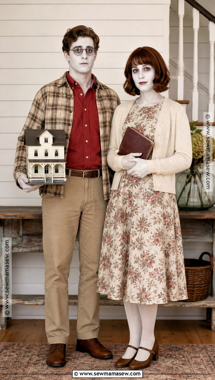 Adam And Barbara Maitland Couple Costume - 30 beetlejuice couple costume ideas