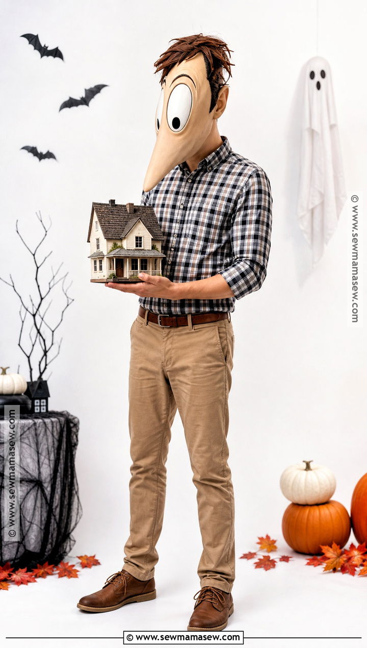 Adam Maitland Transformed Head Costume - 35 beetlejuice halloween costume ideas
