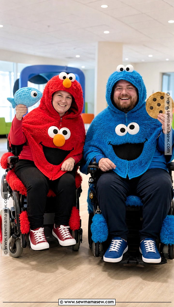 Adaptive Elmo And Cookie Monster Costume - 40 elmo and cookie monster costumes