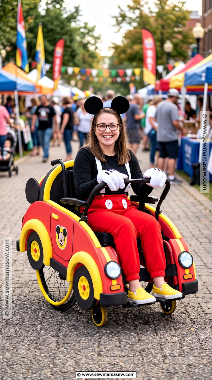 Adaptive Wheelchair Mickey Mouse Costume - 35 mickey mouse costume ideas