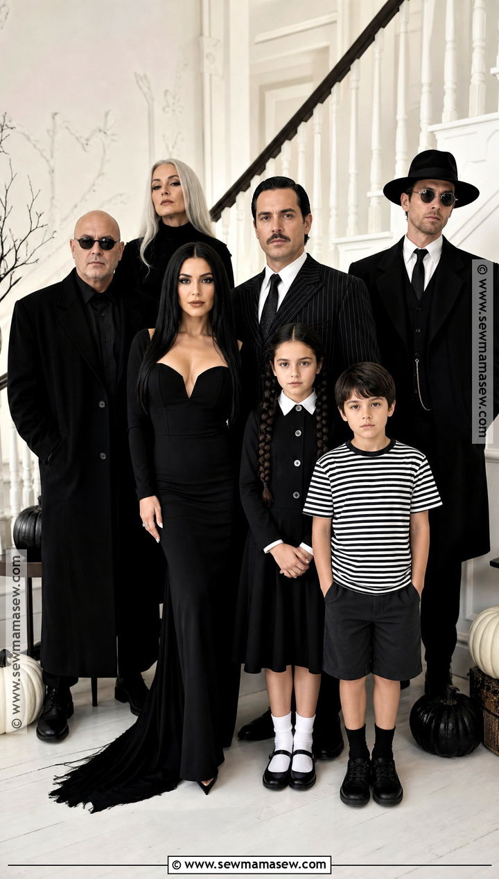 Addams Family Costume - 45 family costumes