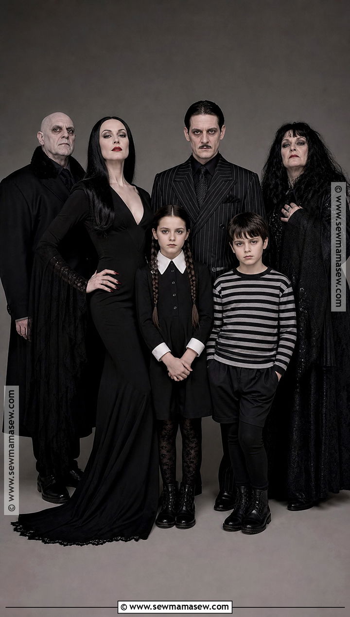 Addams Family Group Costume - 50 group costume ideas
