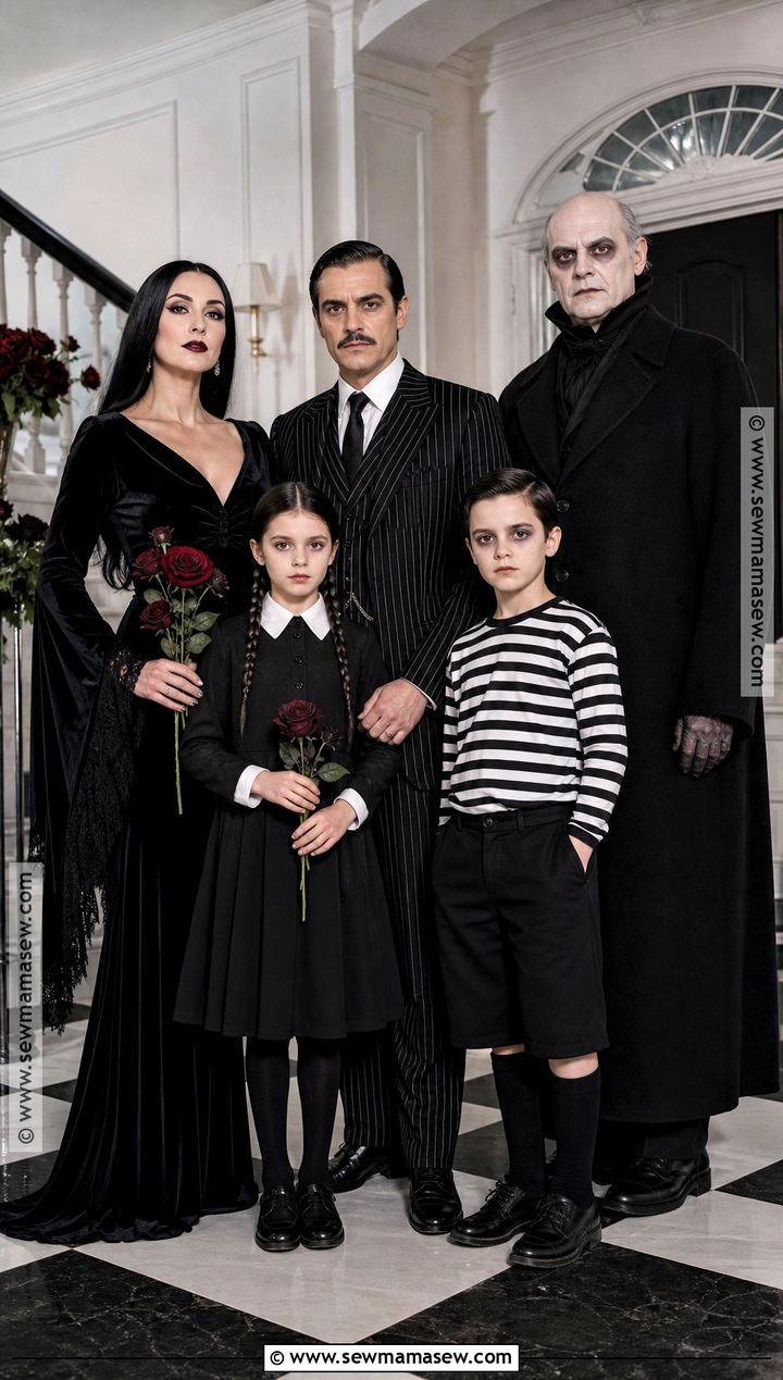 Addams Family Group Costume - 30 Group Dress Up Ideas