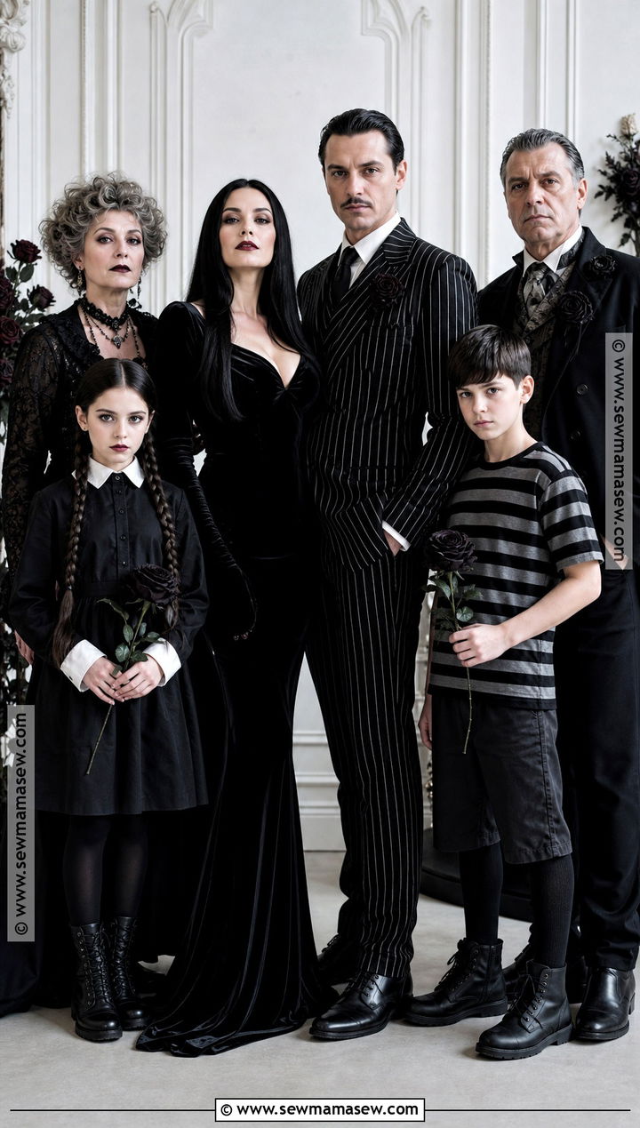 Addams Family Group Costume - 30 iconic group costumes