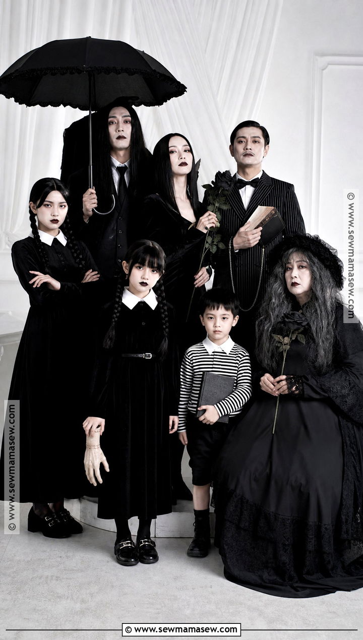 Addams Family Group Costume - 35 big group costume ideas
