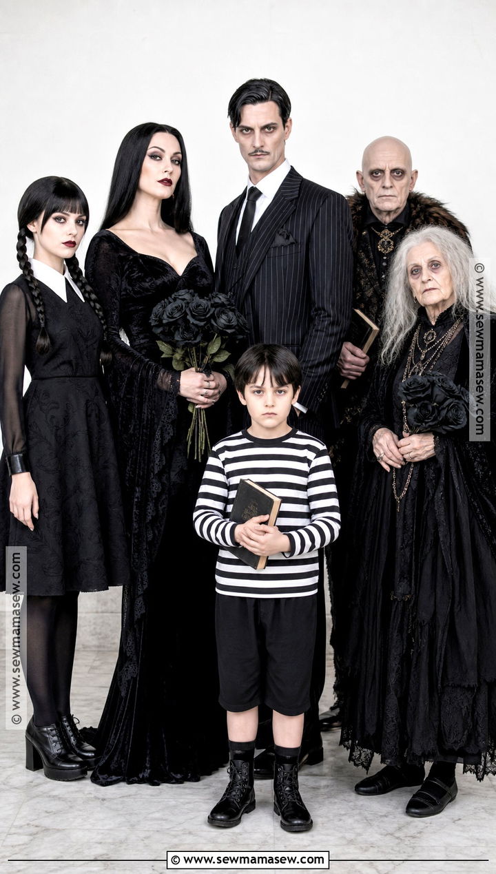 Addams Family Group Costume - 35 easy group costumes