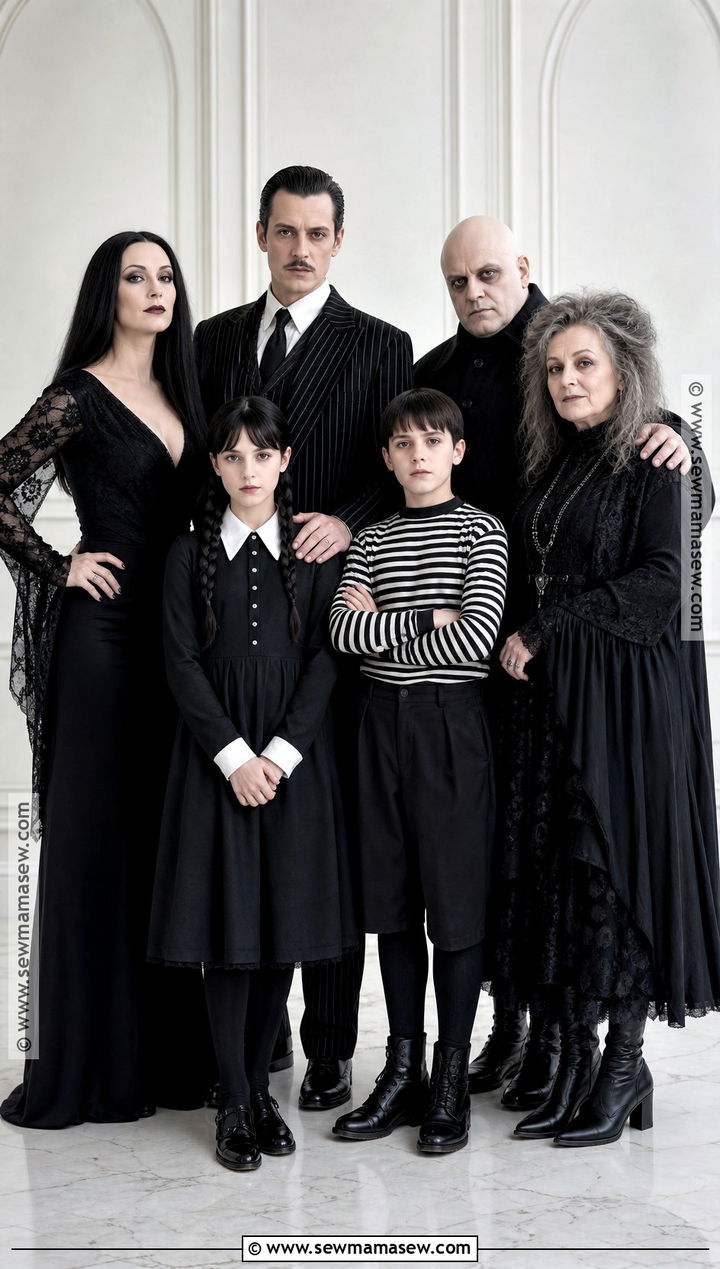 Addams Family Group Costume - 30 best group halloween costumes