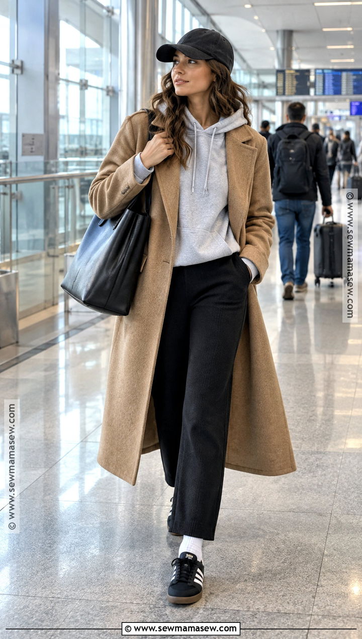 Adidas Samba With Hoodie And Wool Coat - 25 adidas samba outfit women autumn ideas