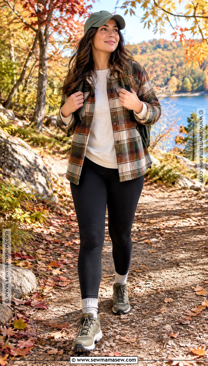 Adidas Terrex Anylander With Shacket And Hiking Leggings - 20 fall adidas shoes