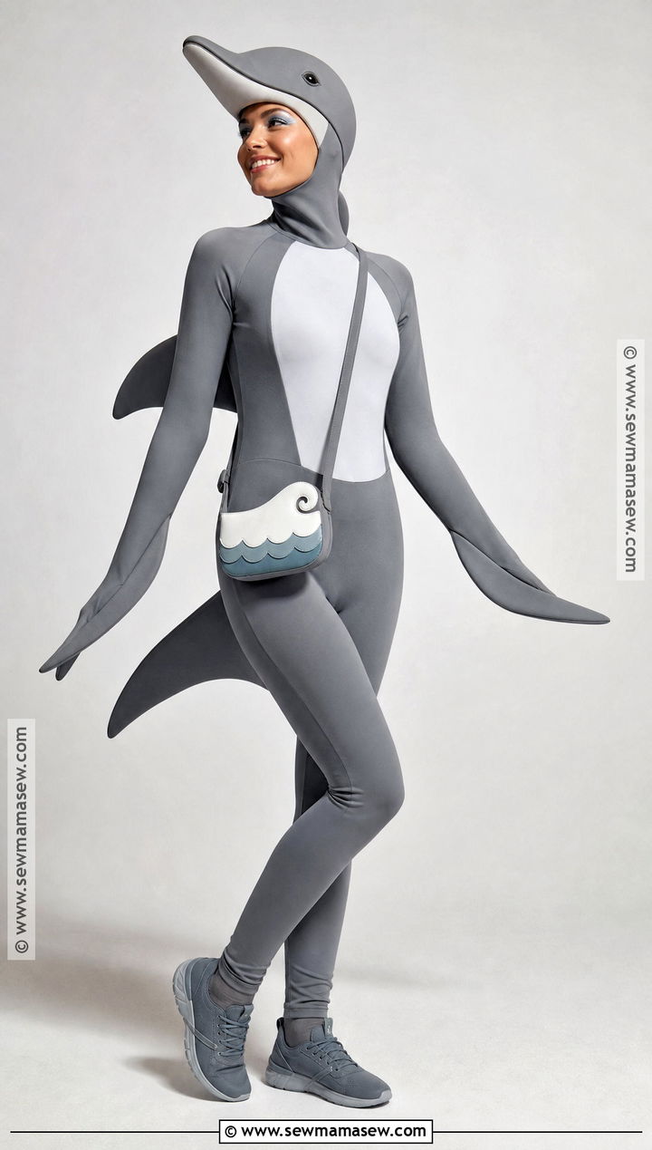 Adult Dolphin Costume With Bodysuit - 30 dolphin costume ideas